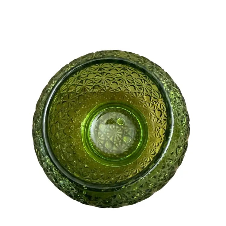 Vintage Fenton Daisy And Button Rose Bowl Vase