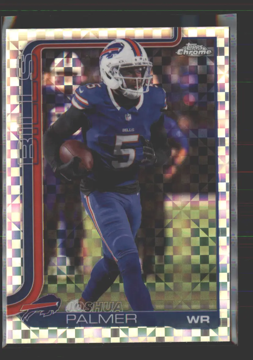 Joshua Palmer 2025 Topps Chrome X-Fractor #31 - (142) - Buffalo Bills