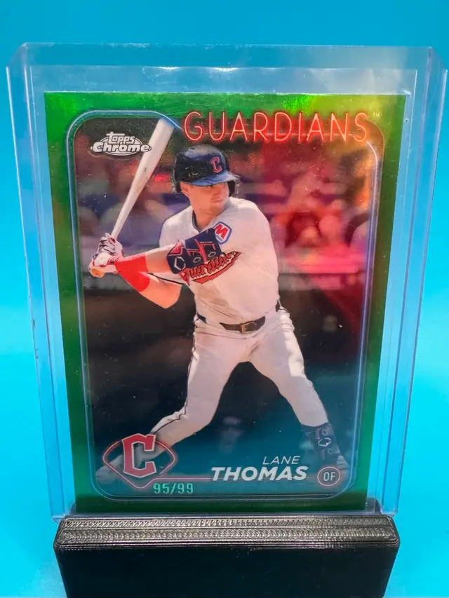 Lane Thomas Topps Chrome Green Refractor /99 Kansas City Royals