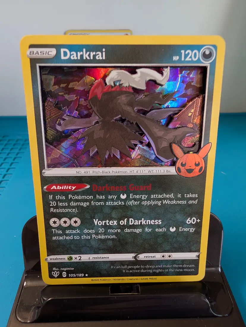 Darkrai custom 3d art card
