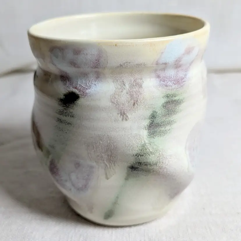 Abstract Floral Porcelain Pottery Vase