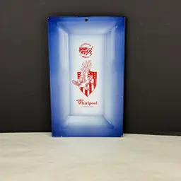 Vintage Whirlpool Bicentennial Porcelain Advertising Promotional Tray