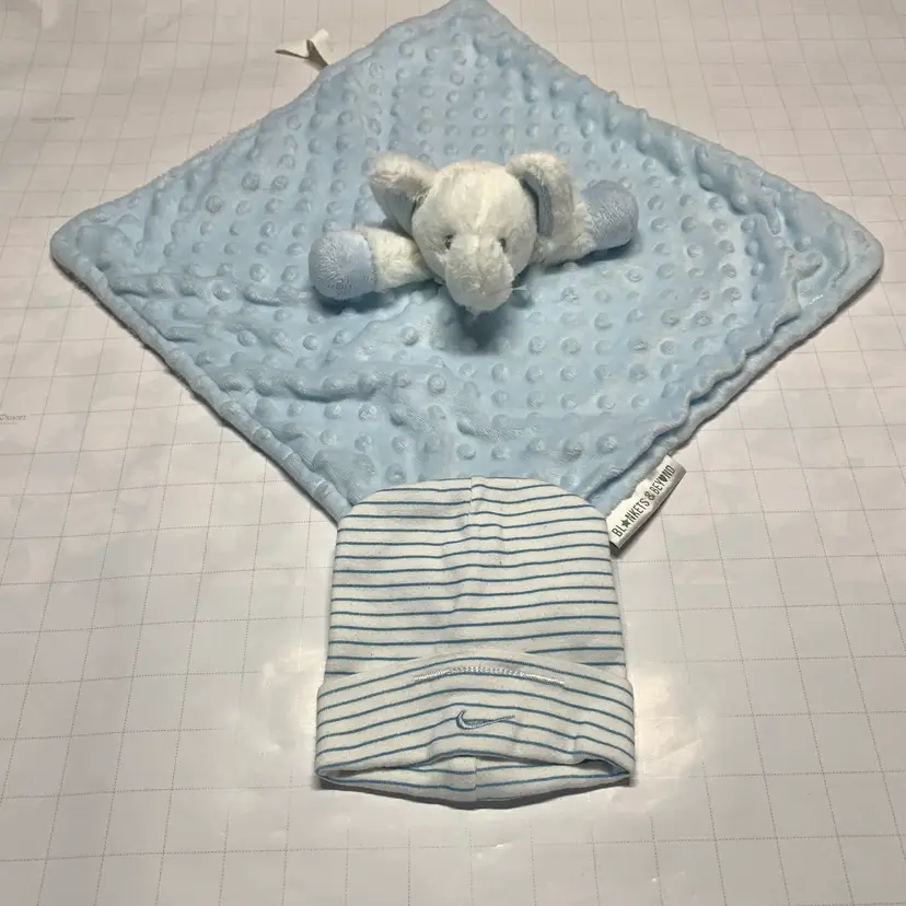 Nike Hat and Blankets & Beyond Lovey