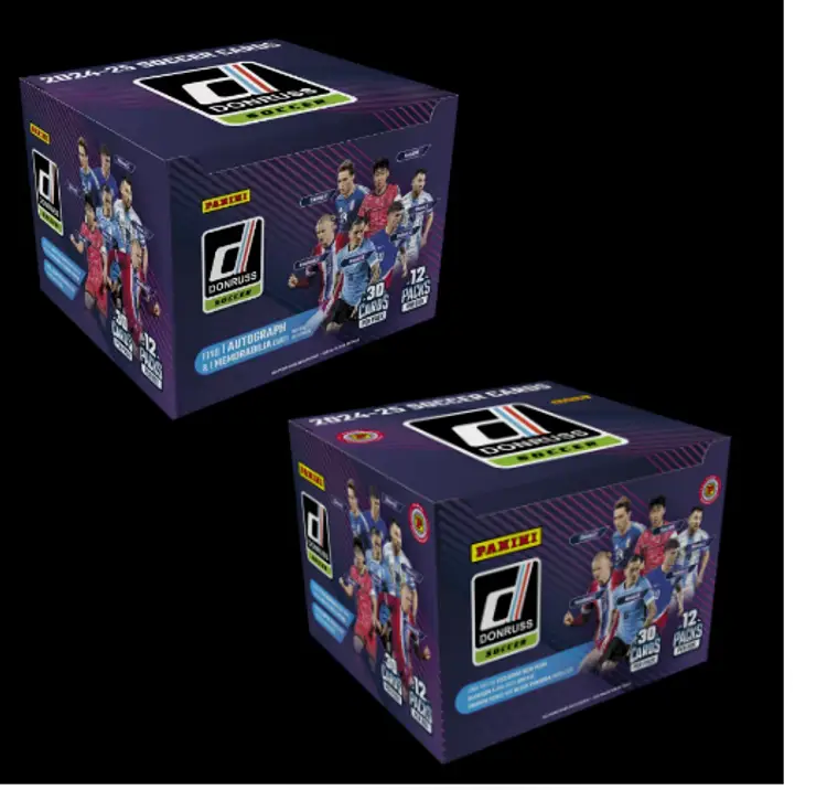 2025 Donruss Soccer Hobby/2025 Donruss Soccer International Hobby 2 Box PYT (Kaboom Hunting!!)(25-007)