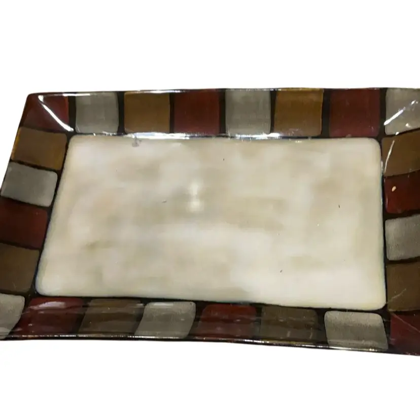 Pfaltzgraf Rectangular Platter TAOS Design. Measures 14”x9x1.25