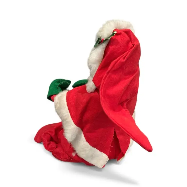 Vintage Large Plush And Felt Mrs Claus Annalee Figurine