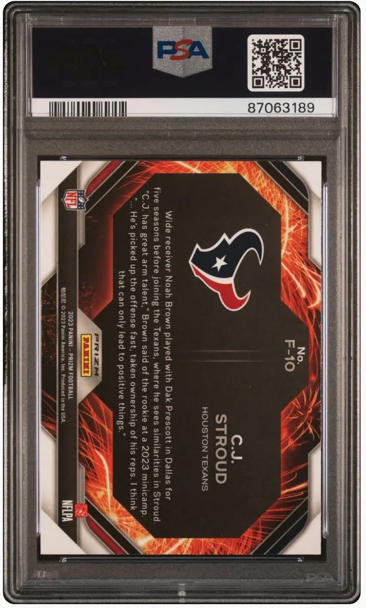 2023 Prizm CJ Stroud PSA 9