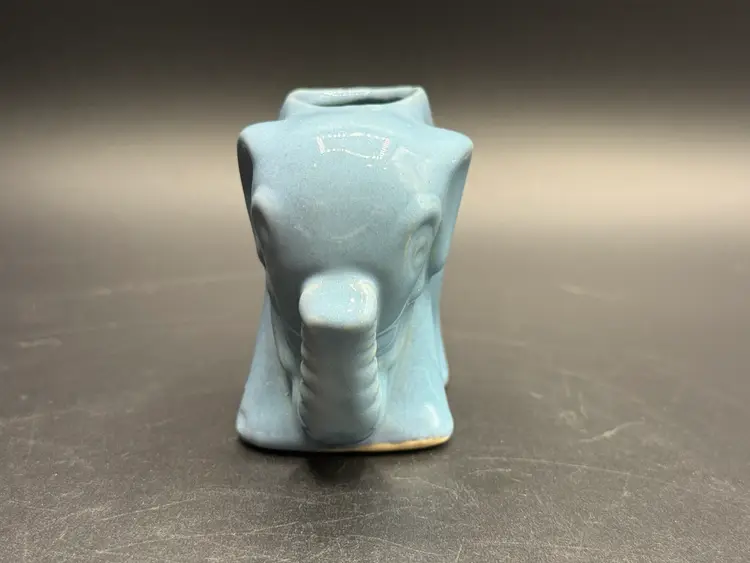 Blue Elephant Planter Morton Pottery