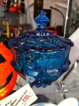 16.  Fenton Valencia Candy Dish