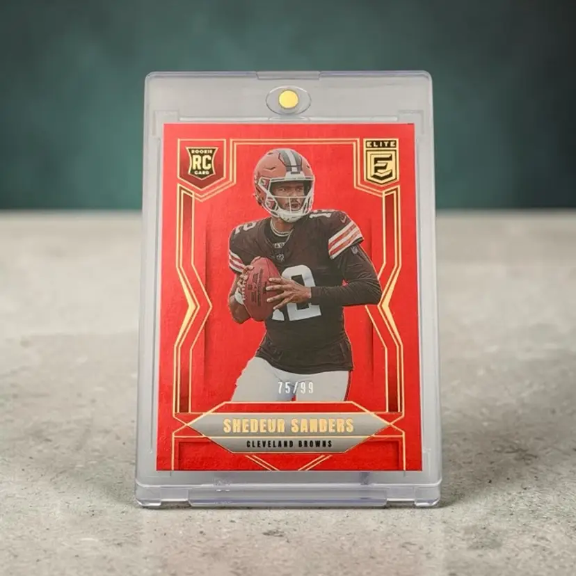 2025 Donruss Elite Shedeur Sanders Red #112 RC SN99