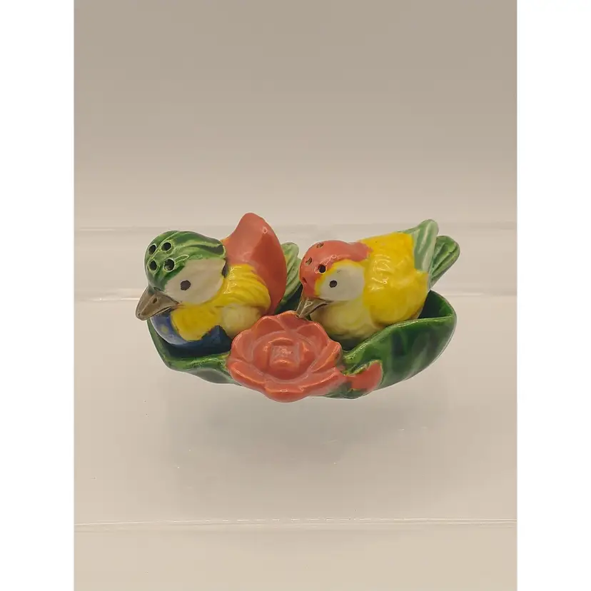 Vintage Mandarin Duck Salt & Pepper Shakers