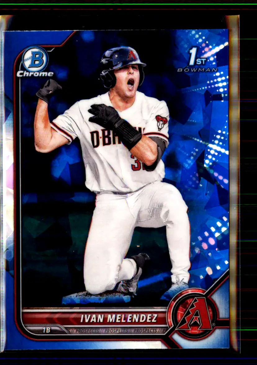 Ivan Melendez 2022 Bowman Chrome Draft Sapphire #BDC-29 - Arizona Diamondbacks - (151-25)