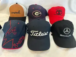 Lot of 26 Hats Caps Snapbacks Fitted Sports Teams Racing Golf