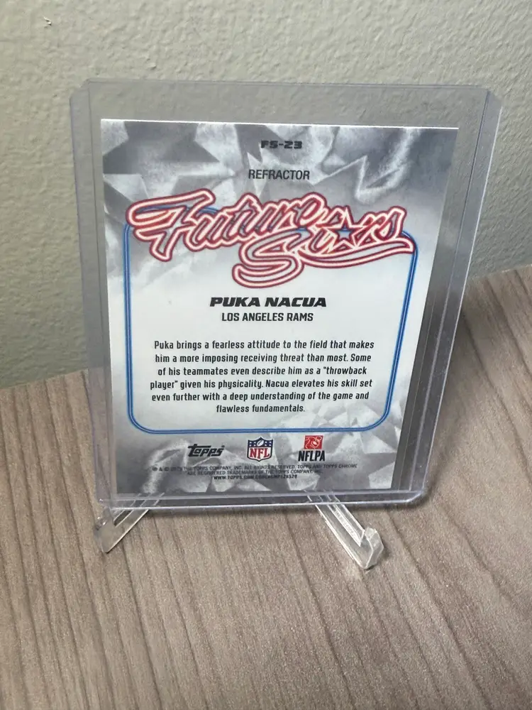 Puka Nacua Future Stars Refractor 2025 Topps Chrome