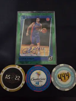 2021-22 Donruss Basketball Luka Garza Rated Rookie Green Ice Auto