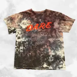 DARE Keeping Kids Off Drugs Tie Dyed T-shirt Medium