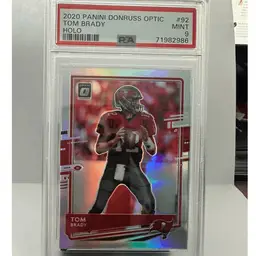 2020 Donruss Optic TOM BRADY #92 Silver HOLO Prizm PSA 9