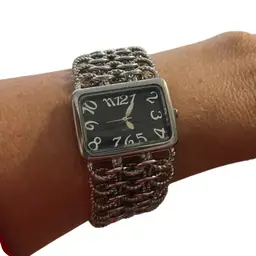 Bracelet Silver Tone Wristwatch