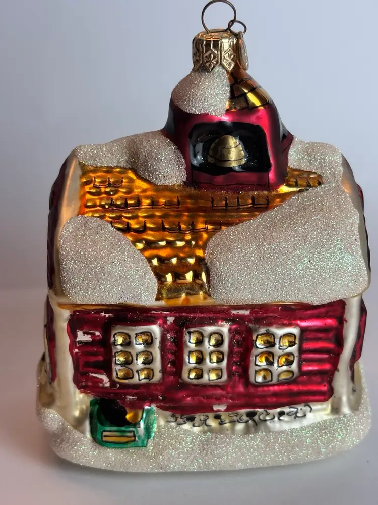 Dept 56 New England Village Series Red Schoolhouse Ornament