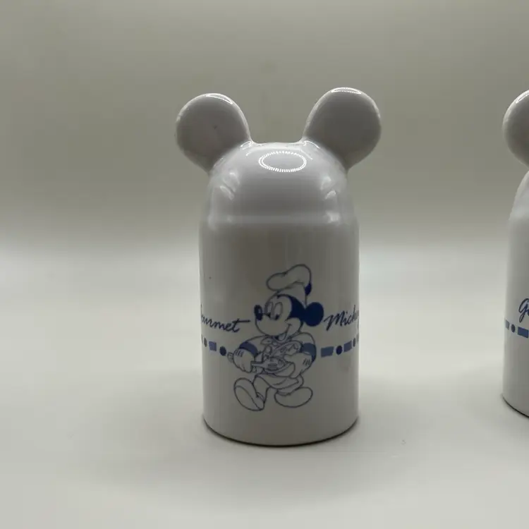 Vintage Disney Gourmet Mickey Mouse Salt and Pepper Shakers