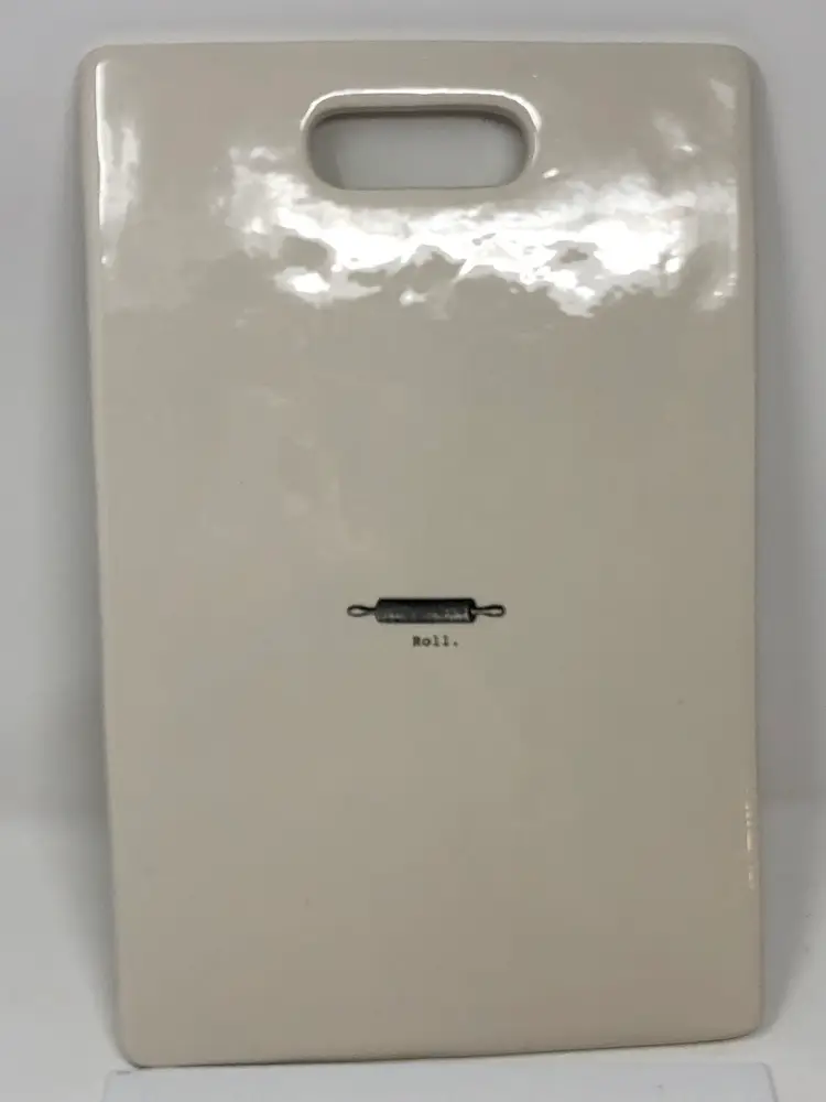 Rae Dunn Artisan Collection Home Roll Small Icon Cutting Board Serving Tray