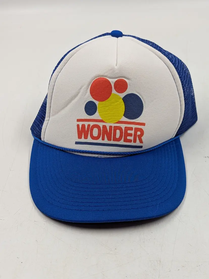Vintage Wonder Bread Truckers Hat Snapback Ballcap by Otto OSFM