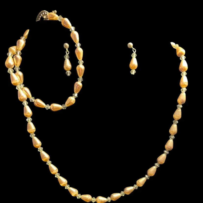 Handmade Necklace Earring And Bracelet Set