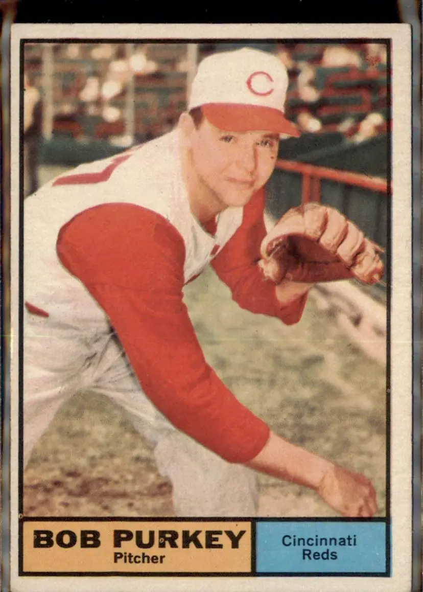 1961 Topps #9 Bob Purkey - ( ) - Cincinnati Reds