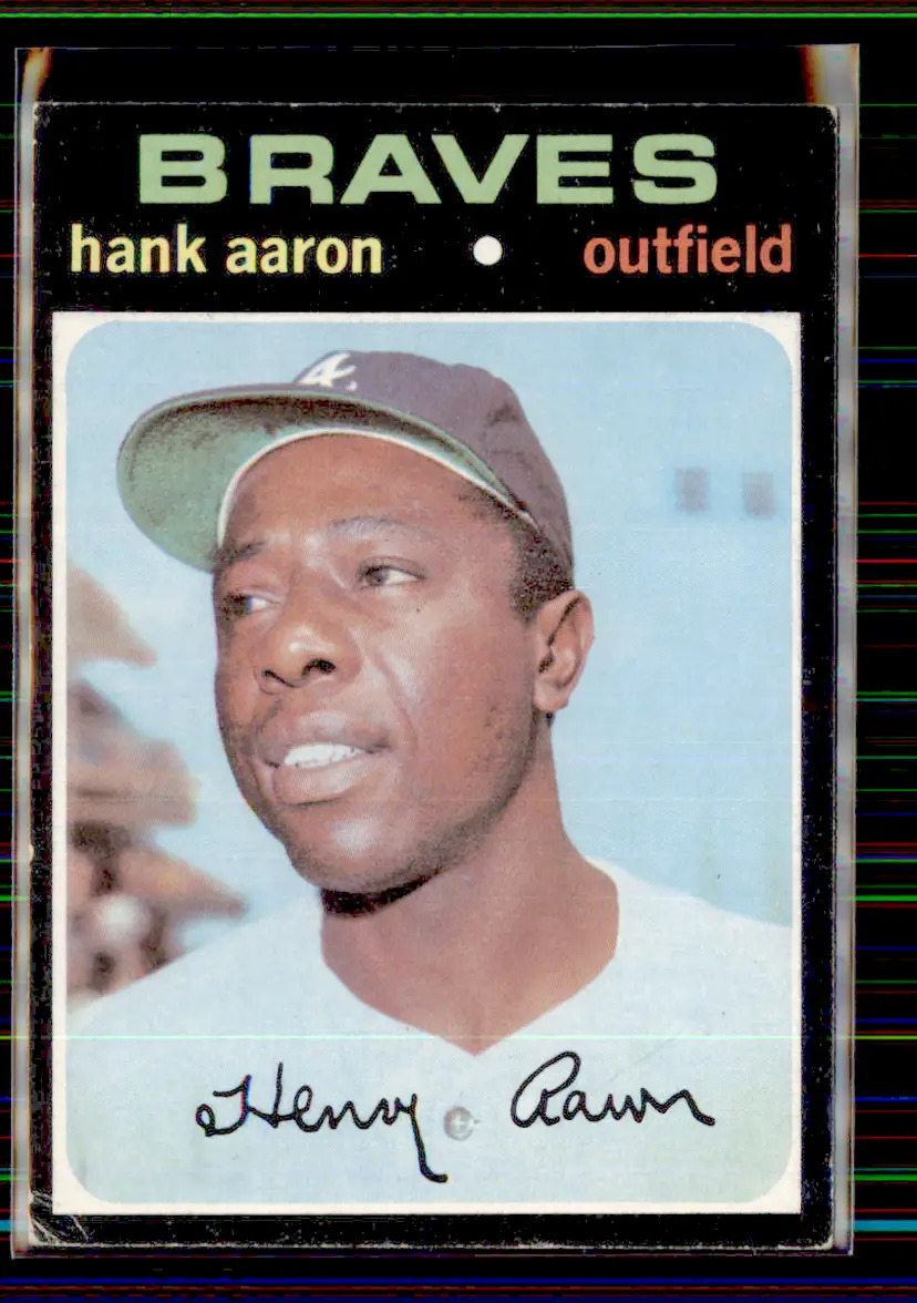 Hank Aaron 1971 Topps #400 - Atlanta Braves - (pk8-352)