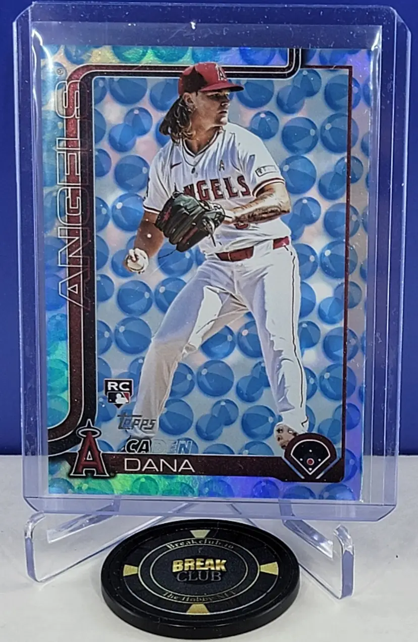 Caden Dana 2025 Topps Series 2 Holiday Beach Ball Foil Rookie /50 #422 RC Los Angeles Angels