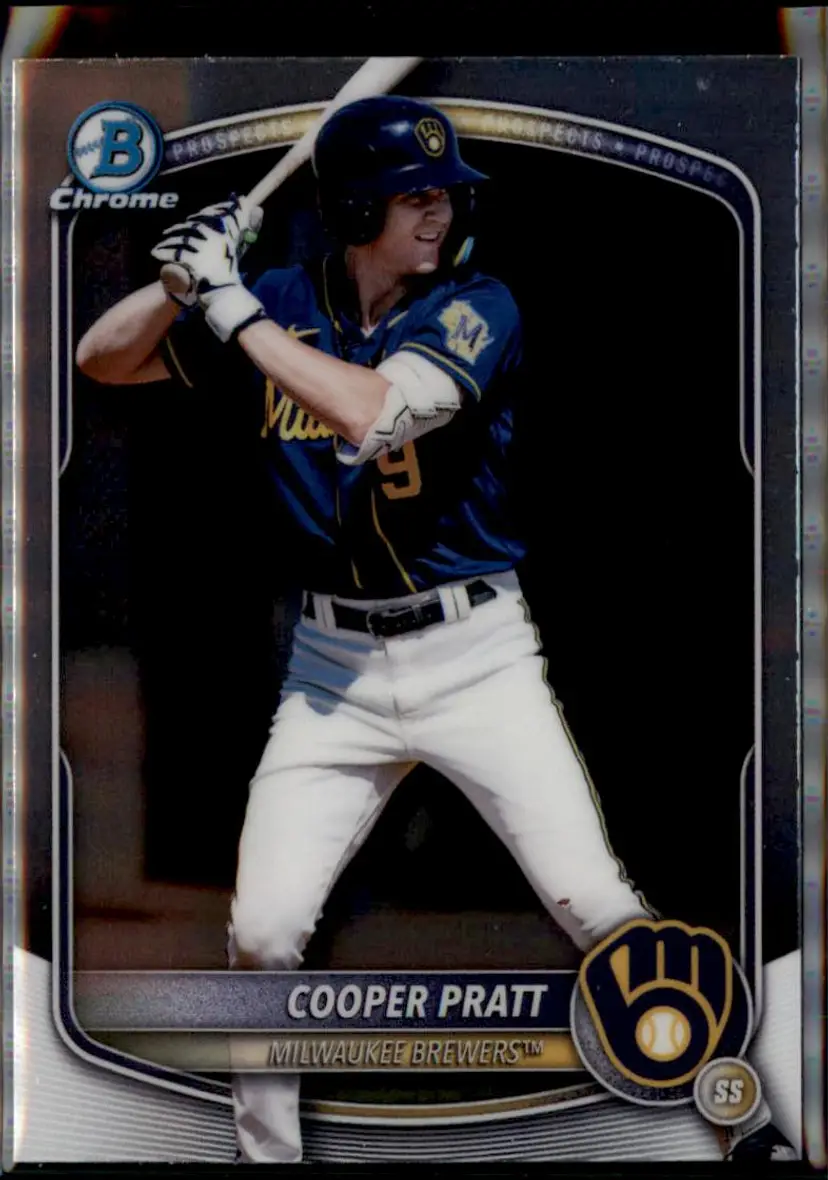 2025 Bowman Draft #BDC-157 Cooper Pratt Chrome - (138) - Milwaukee Brewers