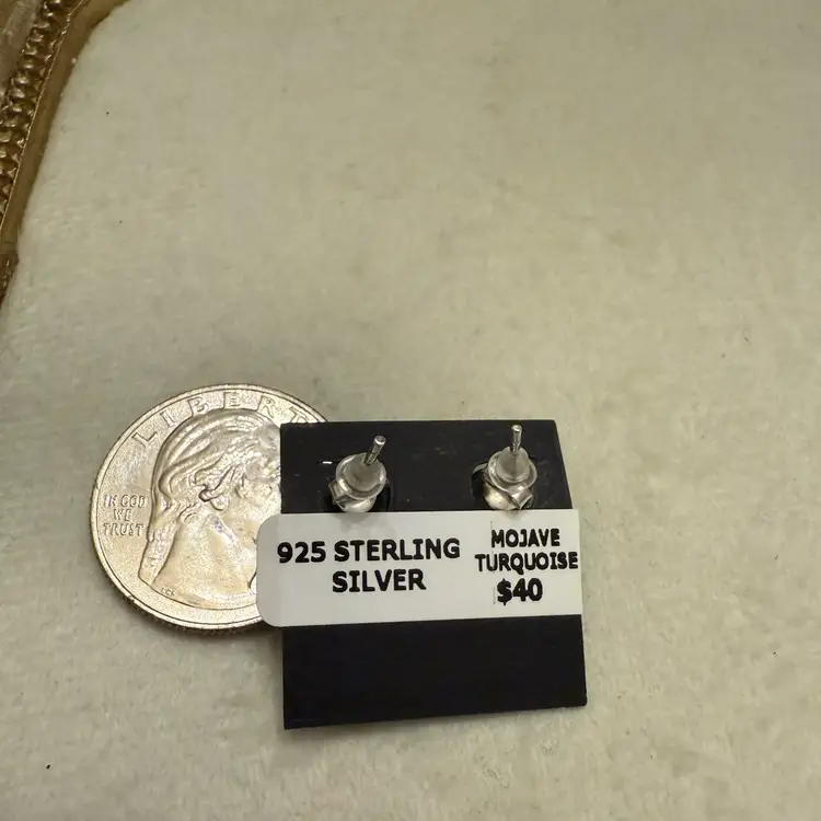 New Sterling Turquoise Earrings