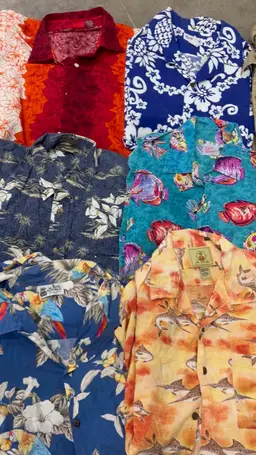 16 Piece A Grade Hawaiian Shirt Lot