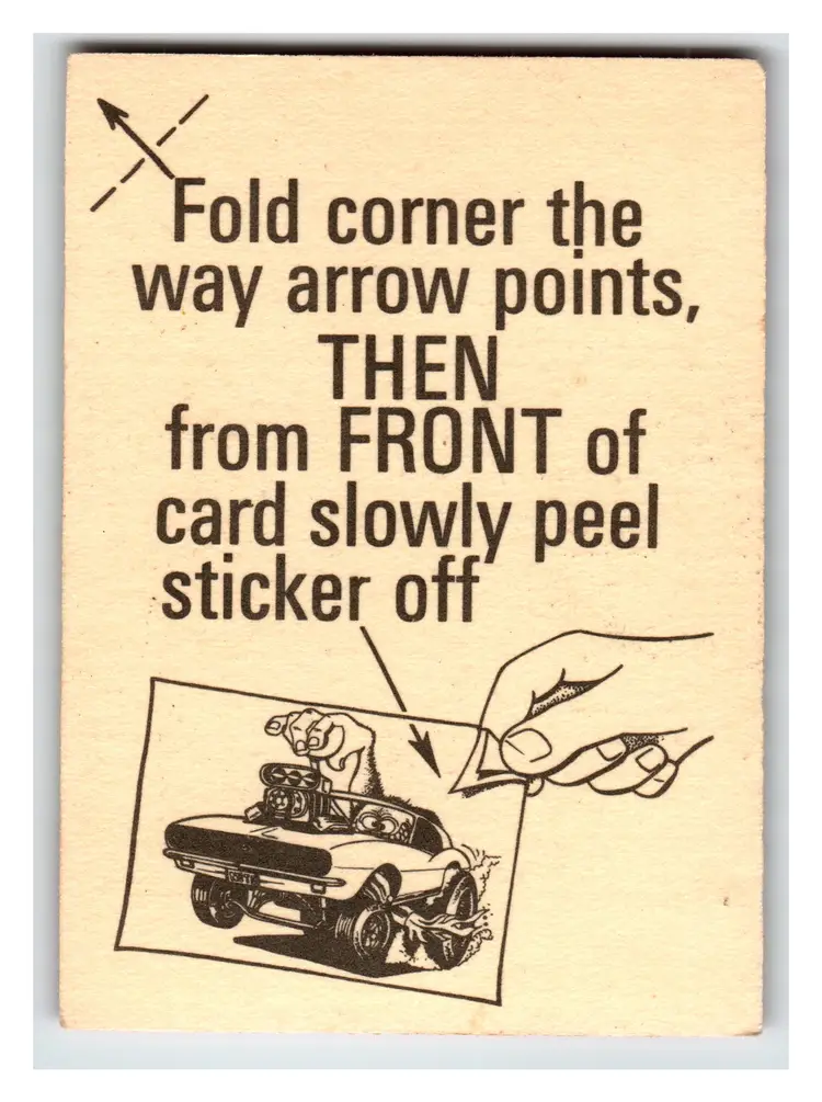 Have one to sell? Sell one like this Sell something else  Share Vintage Ratty Randy Sticker Single #102 Hot Rod Monster Fantastic Odd Rods