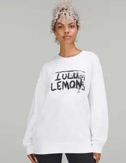 Lululemon Perfectly Oversized Crew Ed Curtis Size 10