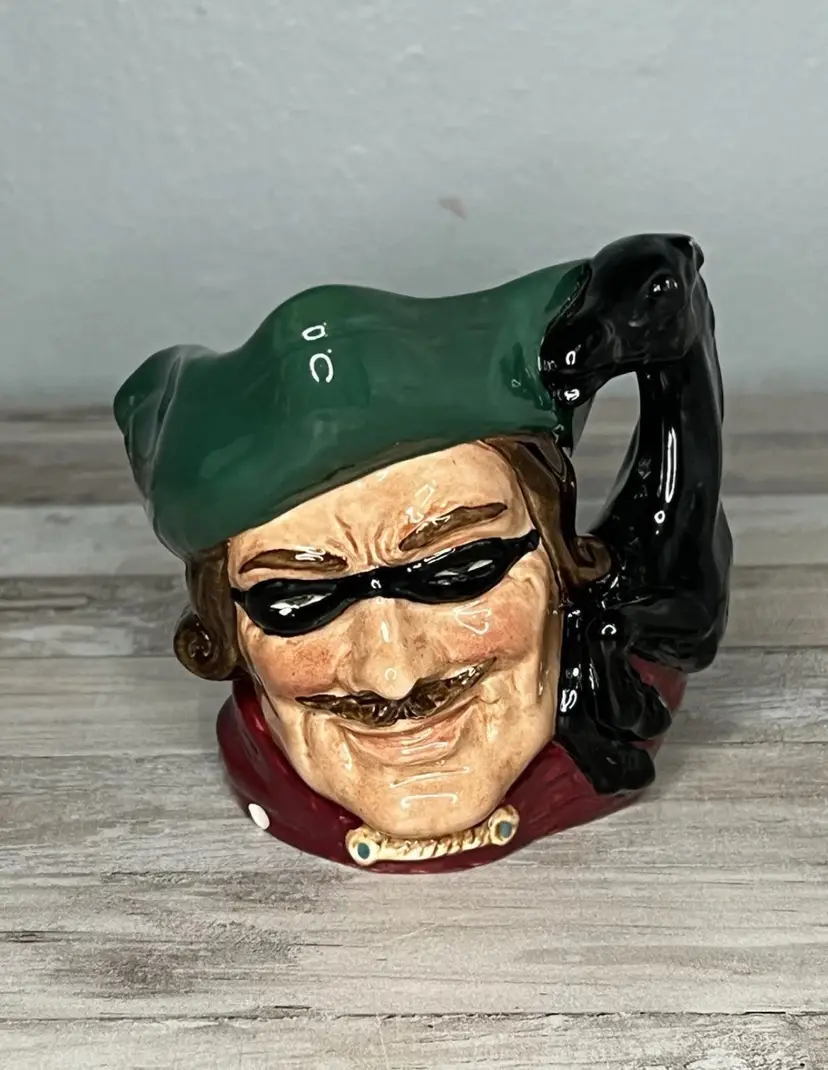 Royal Doulton Dick Turpin D6528 COPR 1959 Large Character Toby Mug Jug