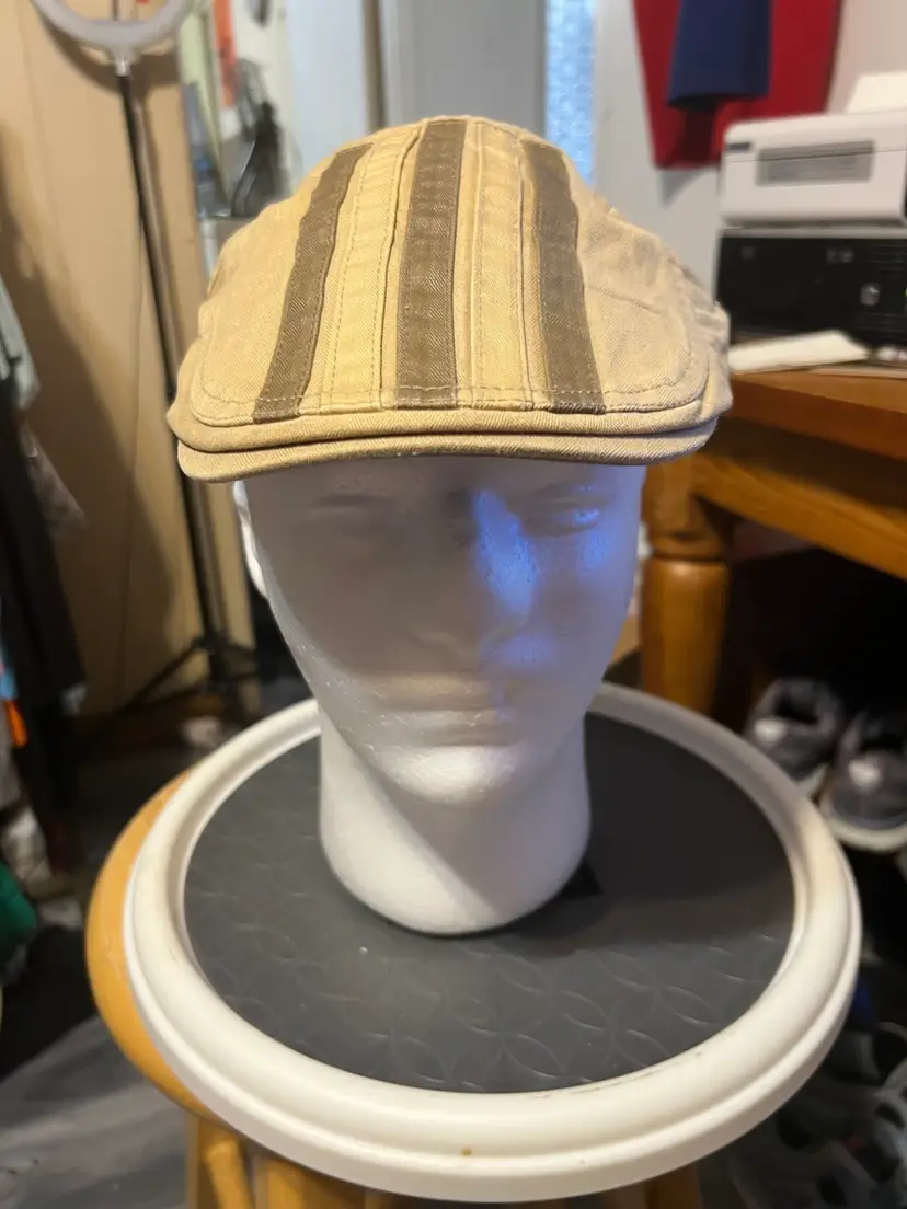 Tan Newsboy Cabbie Golf Duck Beal Hat