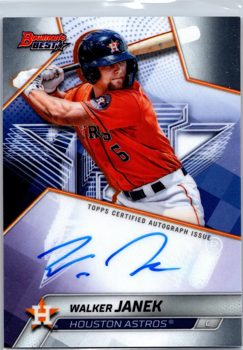 2025 Bowman's Best Walker Janek #B25-WJA Best of Auto Astros