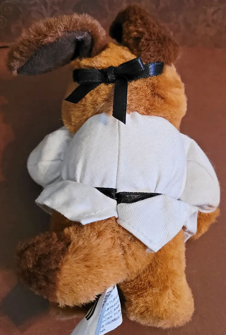 Vintage Plush Kung Fu Dog - As Is