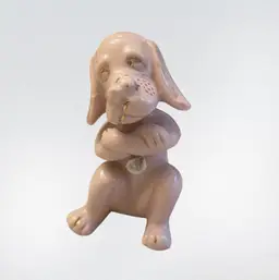 Vintage Porcelain Hound Dog Made In Japan