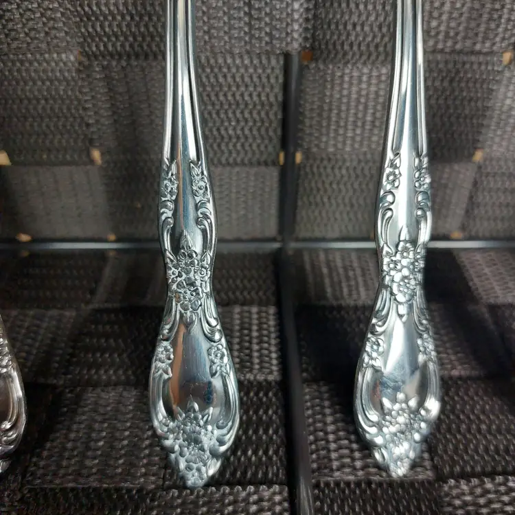 VTG Oneida Galveston Stainless Flatware 8 Tablespoons Preowned