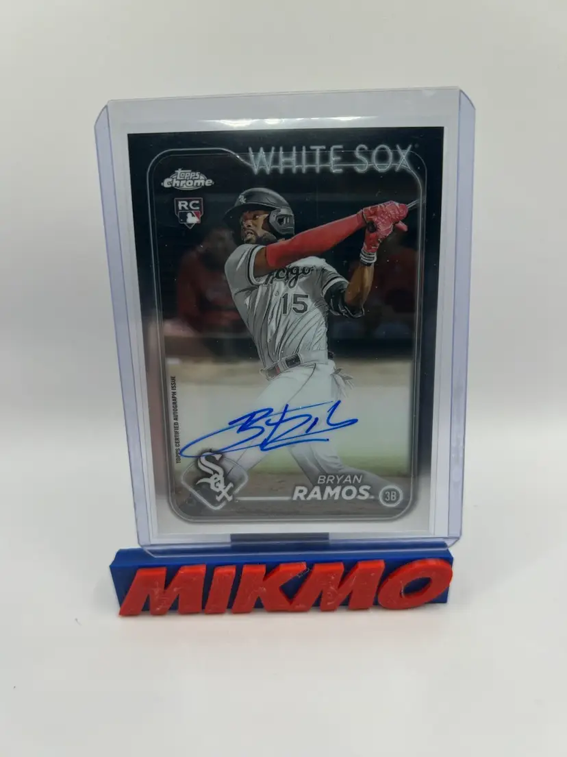 Bryan Ramos 2024 Topps Chrome Update Auto Rookie RC White Sox