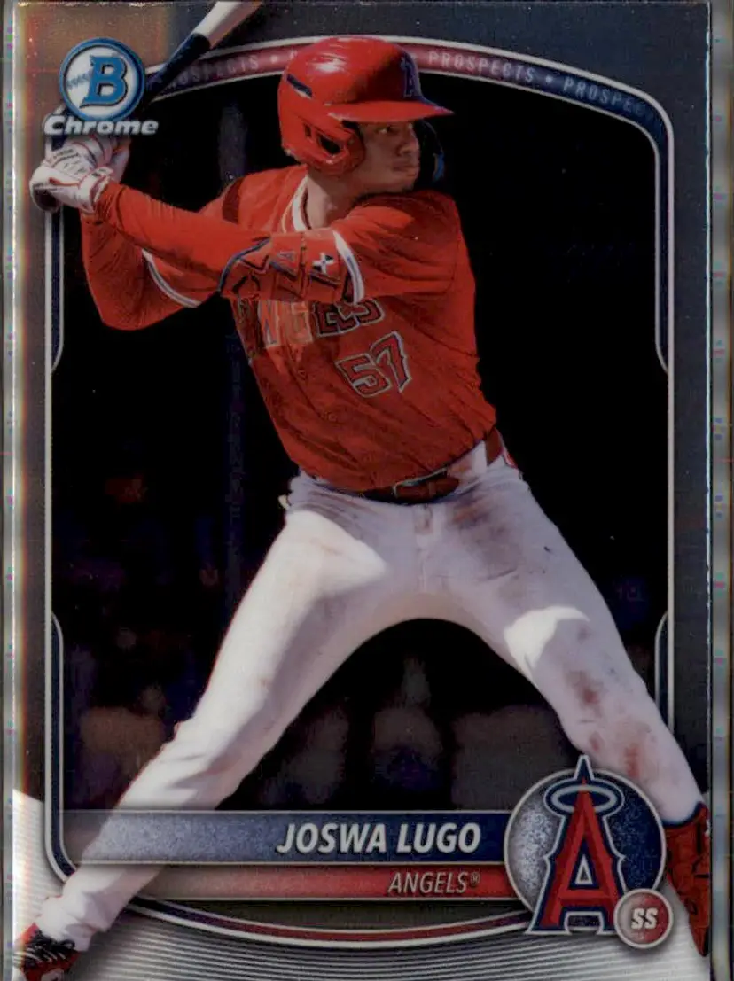 2025 Bowman Draft #BDC-24 Joswa Lugo Chrome - (138) - Los Angeles Angels