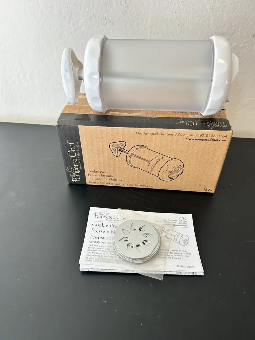 Pampered Chef Cookie Press #1526