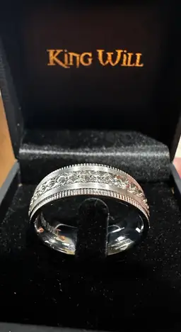 King Will Stainless Steel Ring, Fidget Ring, Size 13