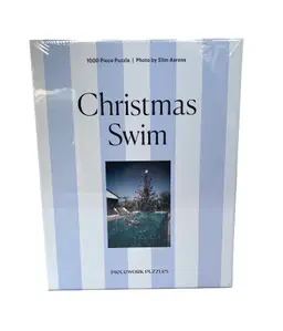 *NEW* Piecework Puzzles "Christmas Swim" 1000 Piece Jigsaw Puzzle