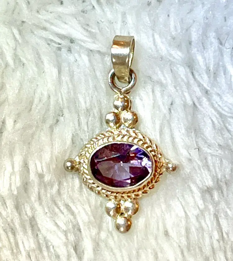 18" Sterling Silver Chain w/ FAS Sterling Pendant