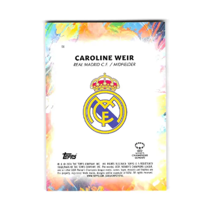 2023-24 Topps Inception UEFA Star Quality Caroline Weir /150
