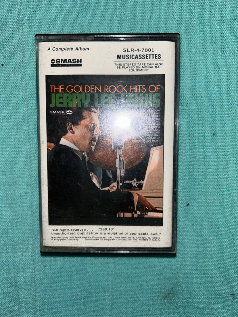 The Golden Rock Hits Of Jerry Lee Lewis:  (Cassette Tape)