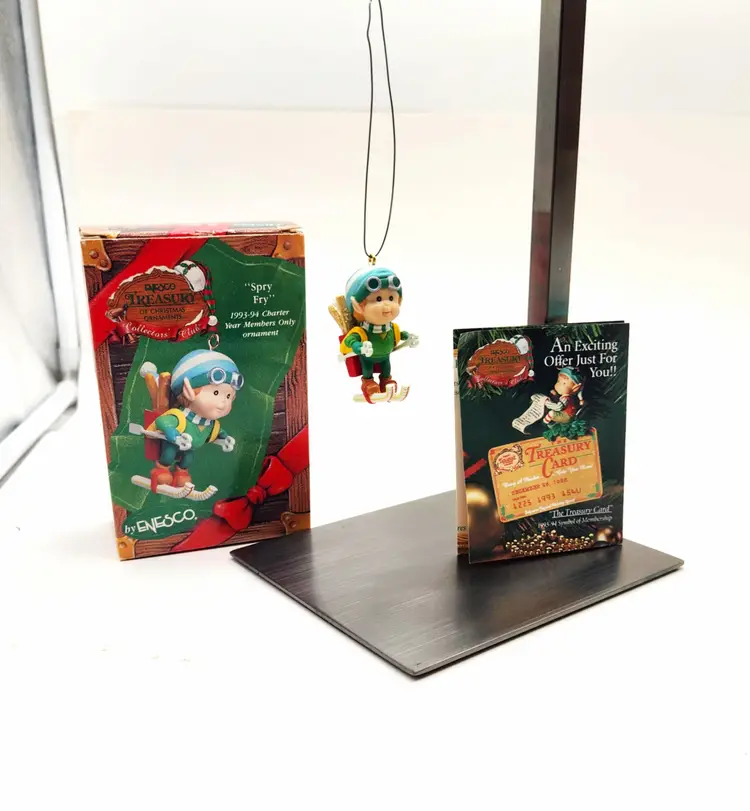 1994 Enesco "Spry Fry" Treasury of Christmas Ornaments Collectors Club McDonalds